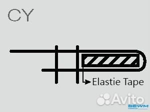 Siruba C007KD-W822-356 (подгиб низа)