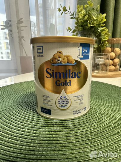 Детская смесь similac gold 1 400гр