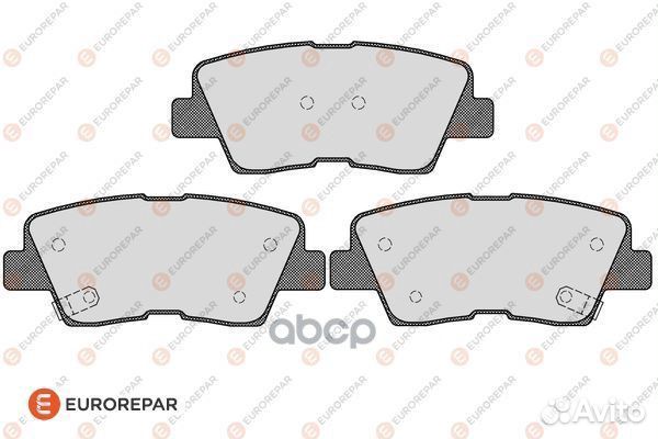 Колодки тормозные дисковые перед 1617285080