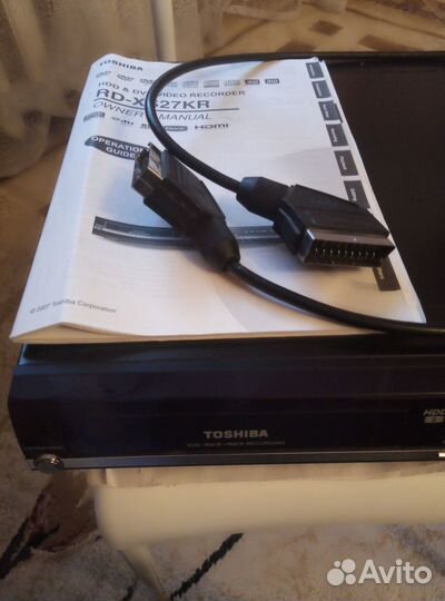DVD HDD рекордер toshiba RD-XS27KR