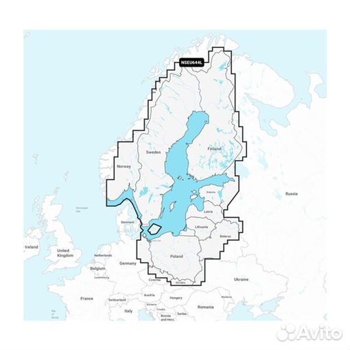 Garmin Navionics+ nseu644L - Baltic Sea - Marine