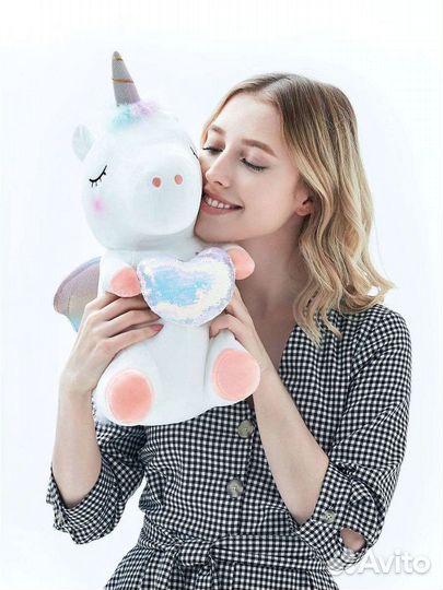 Мягкая игрушка новая единорог