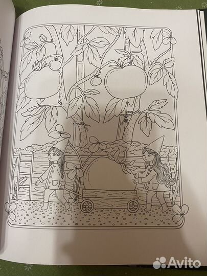 Раскраска Дианая луна Марии Тролле