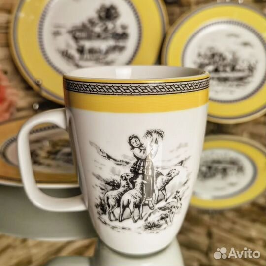 Набор посуды 12 персон Radiance Village+12 кружек