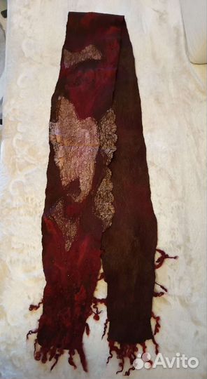 Шапка с шарфом женская