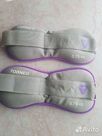 Утяжелители по 0,75 и 1 кг