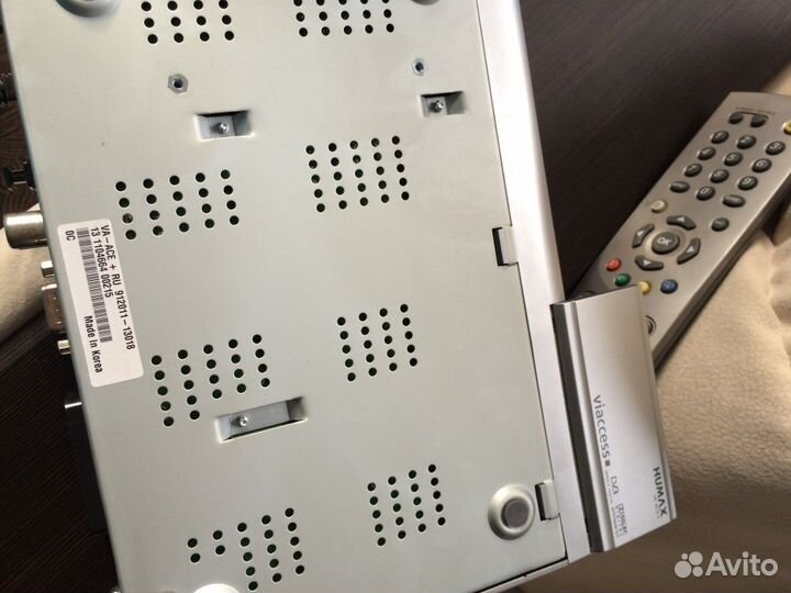 Ресивер Humax VA-ACE+ с пультом ду. Работал с НТВ+