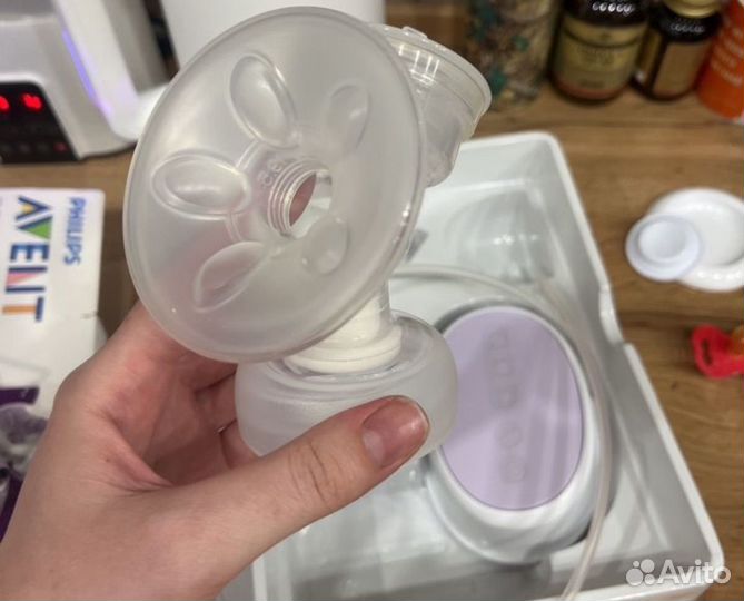 Молокоотсос avent электрический новый