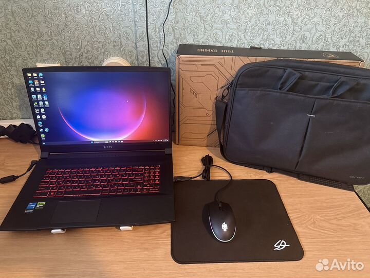 Игровой ноутбук msi katana gf76 17,3