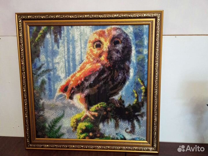 Картина. Алмазная вышивка Сова