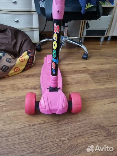 Самокат детский трехколесный бу