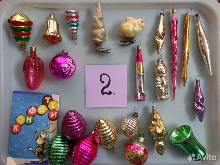 Елочные игрушки СССР