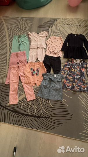 Вещи пакетом на девочку 4 года 104 см