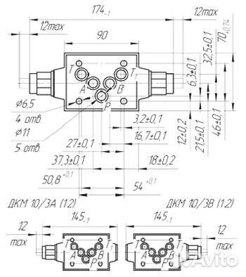 Гидродроссель дкм-10/3 (mtcv-03W-K)