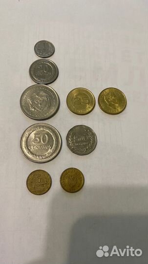 Монеты Колумбия старые
