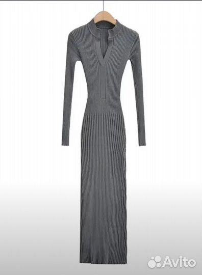 Платье свитер длинное