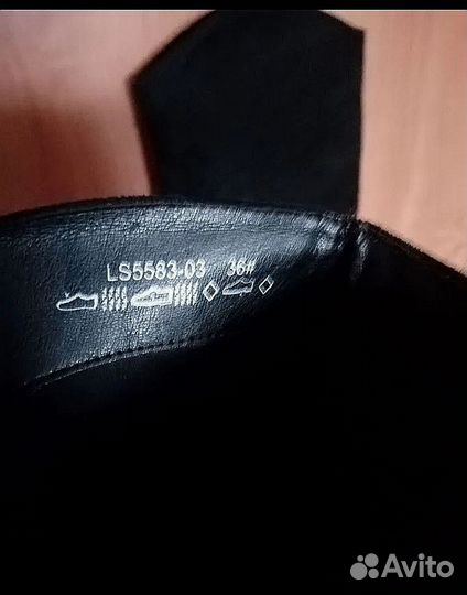 Сапоги ботфорты 36