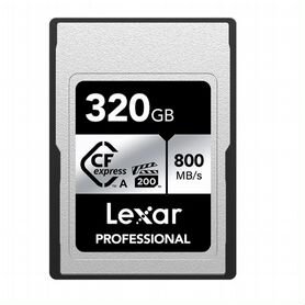 Карта Lexar CFexpress type a, 320 gb + картридер