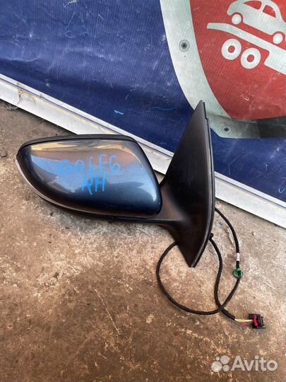 Зеркало заднего вида правое Volkswagen Golf 6 BSE