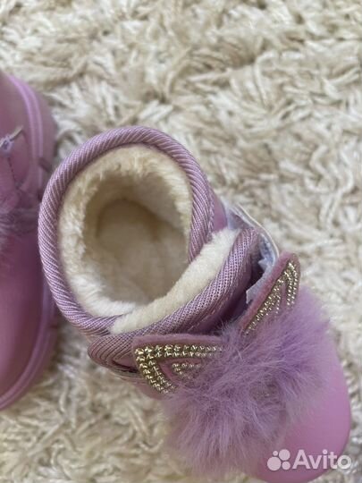 Ботинки-сапожки-угги для девочки