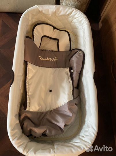 Коляска Reindeer mega 2 в 1 на базе retro (с больш