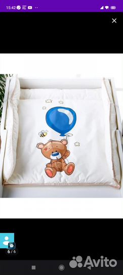 Матрасик на пеленальный столик 72*82 см