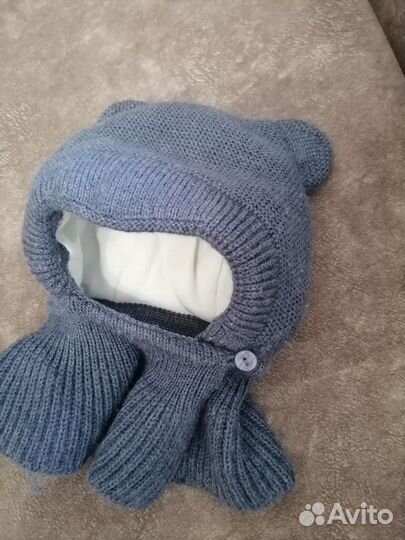 Зимняя шапка для мальчика