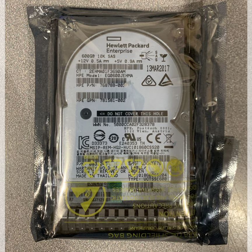 [GEN10] Жесткий Диск Hp 600gb 10k 12g Sas 2.5 Gen10