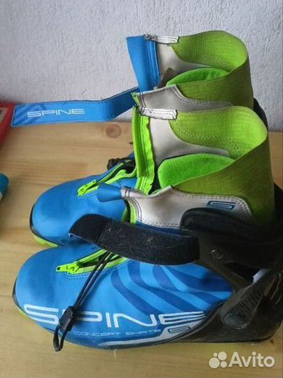 Лыжные ботинки коньковые spine