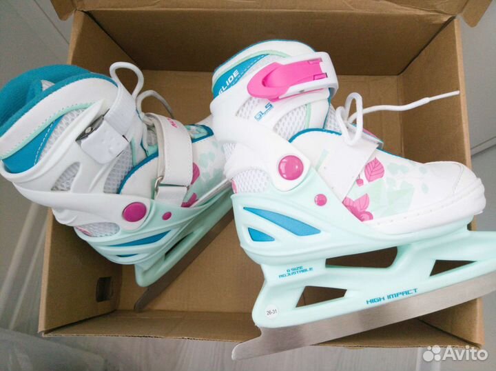 Коньки nordway детские раздвижные 26-31р