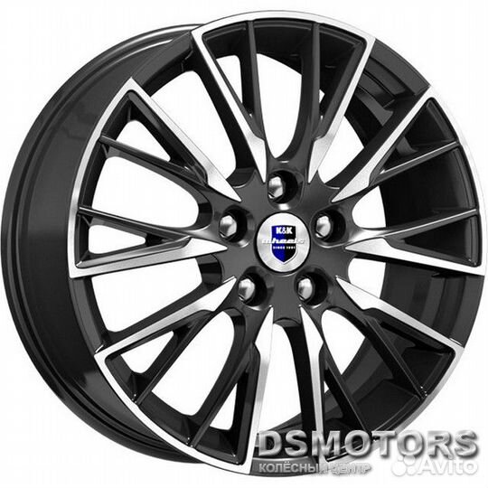 Диски Солт 6.5/17 5x114.3 ET38 d67.1 алмаз чёрный