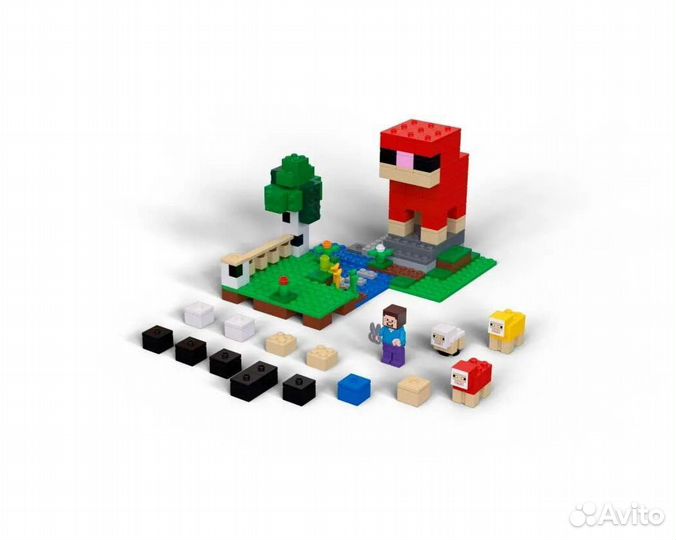 Lego Minecraft 21153 Шерстяная ферма