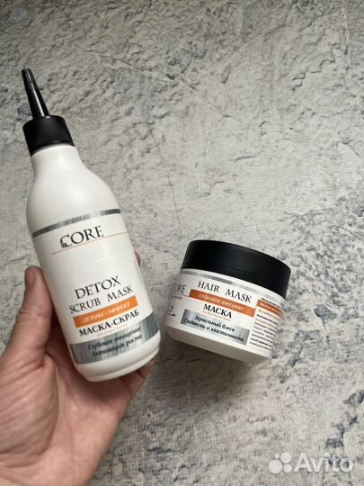 Маска и скраб для волос