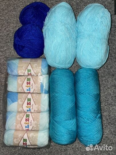 Нитки для вязания, пряжа
