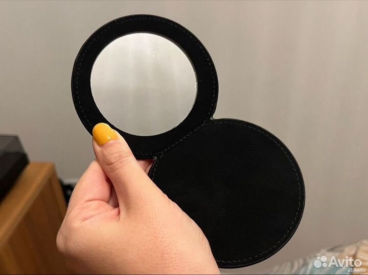 Новое карманное зеркальце черное Мюз Miuz