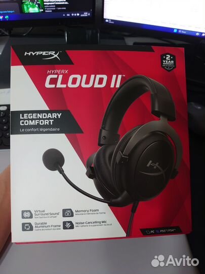 Наушники HyperX Cloud II Gun Metal