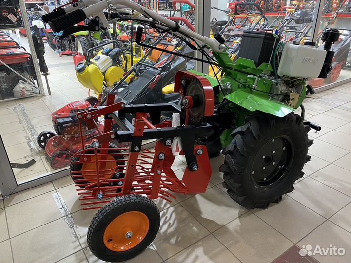 Диз мотоблок + картофелевыкапыватель