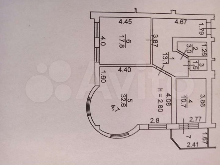 2-к. квартира, 84 м², 2/12 эт.