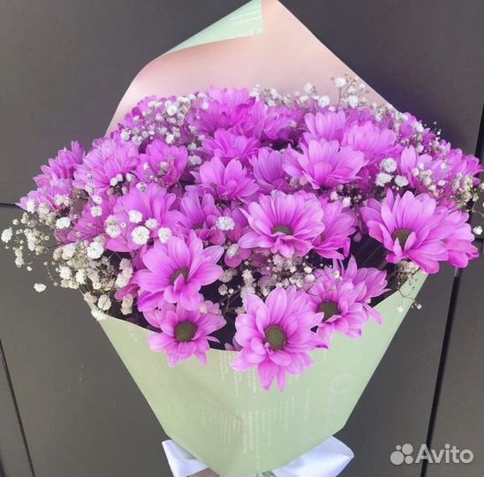 Хризантемы цветы в Омске с Доставкой Самовывоз