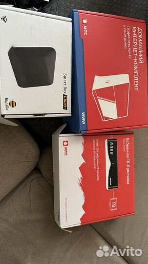 Wifi роутер и тв приставка МТС Билайн