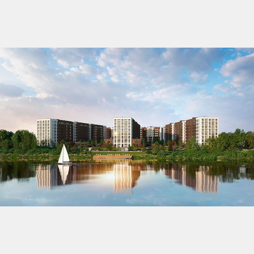 2-к. квартира, 53,6 м², 5/8 эт.