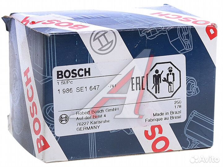 Привод стартера BMW X5 (06) (бендикс) bosch 1986SE1647 bosch Оригинал