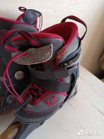 Роликовые коньки К2 раздвижные 29-34 размер