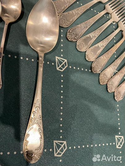 Столовые приборы мельхиор СССР