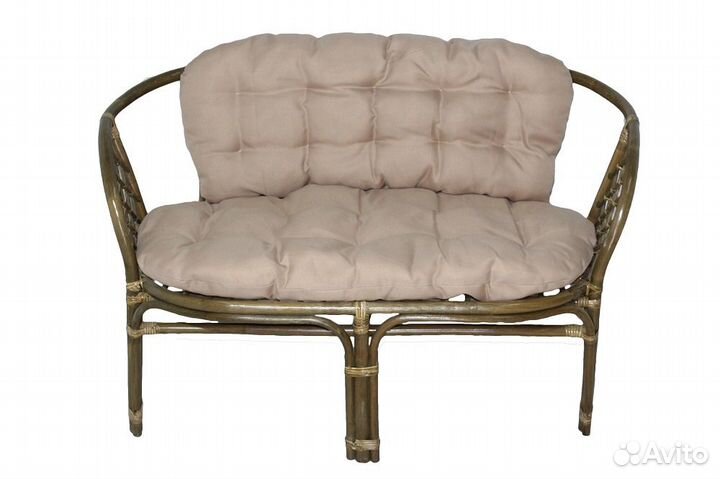 Диван двухместный Ротанг