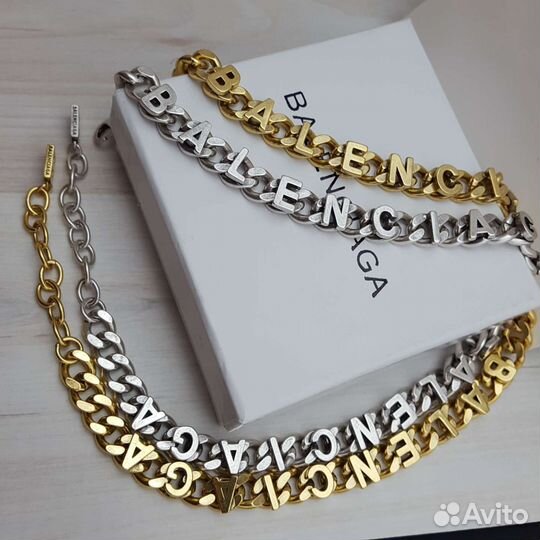 Чокер, цепь Balenciaga