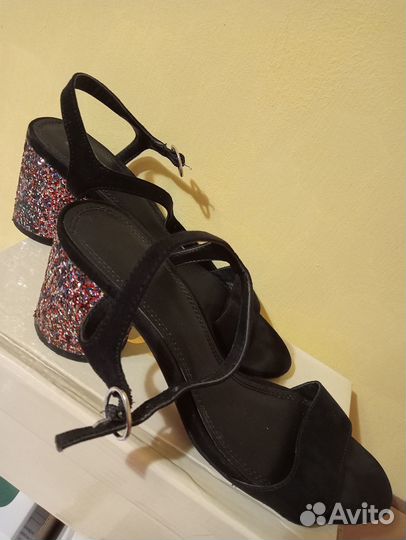 Босоножки женские 37 размер черные