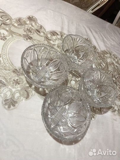 Хрустальный набор посуды