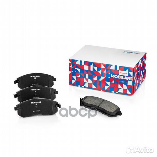 Колодки тормозные дисковые перед 429100230 mobi