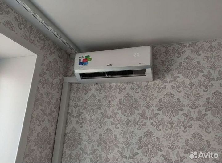 Сплит система с установкой